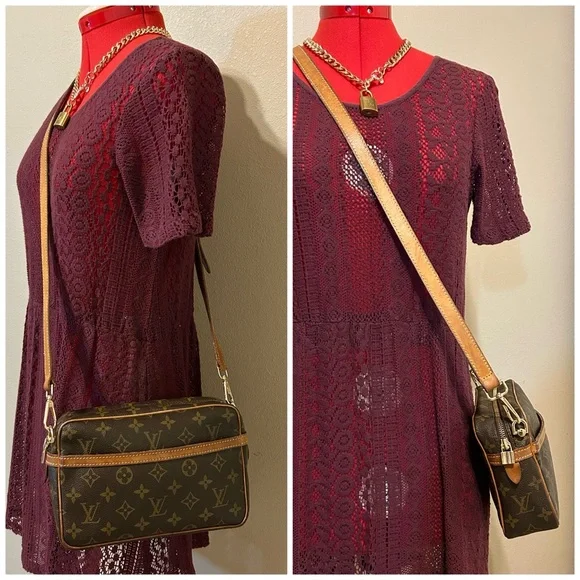 Authentic Louis Vuitton Vintage Compiegne
Monogram Crossbody WITH COA - Picture 2 of 16